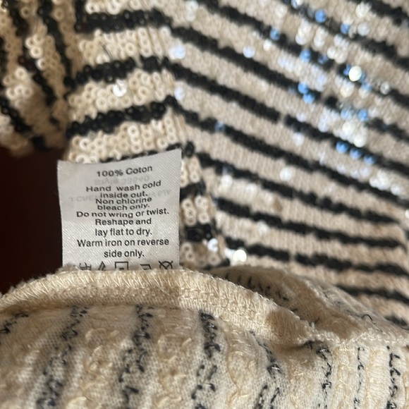 J. Crew black and white sequins - Picture 10 of 10